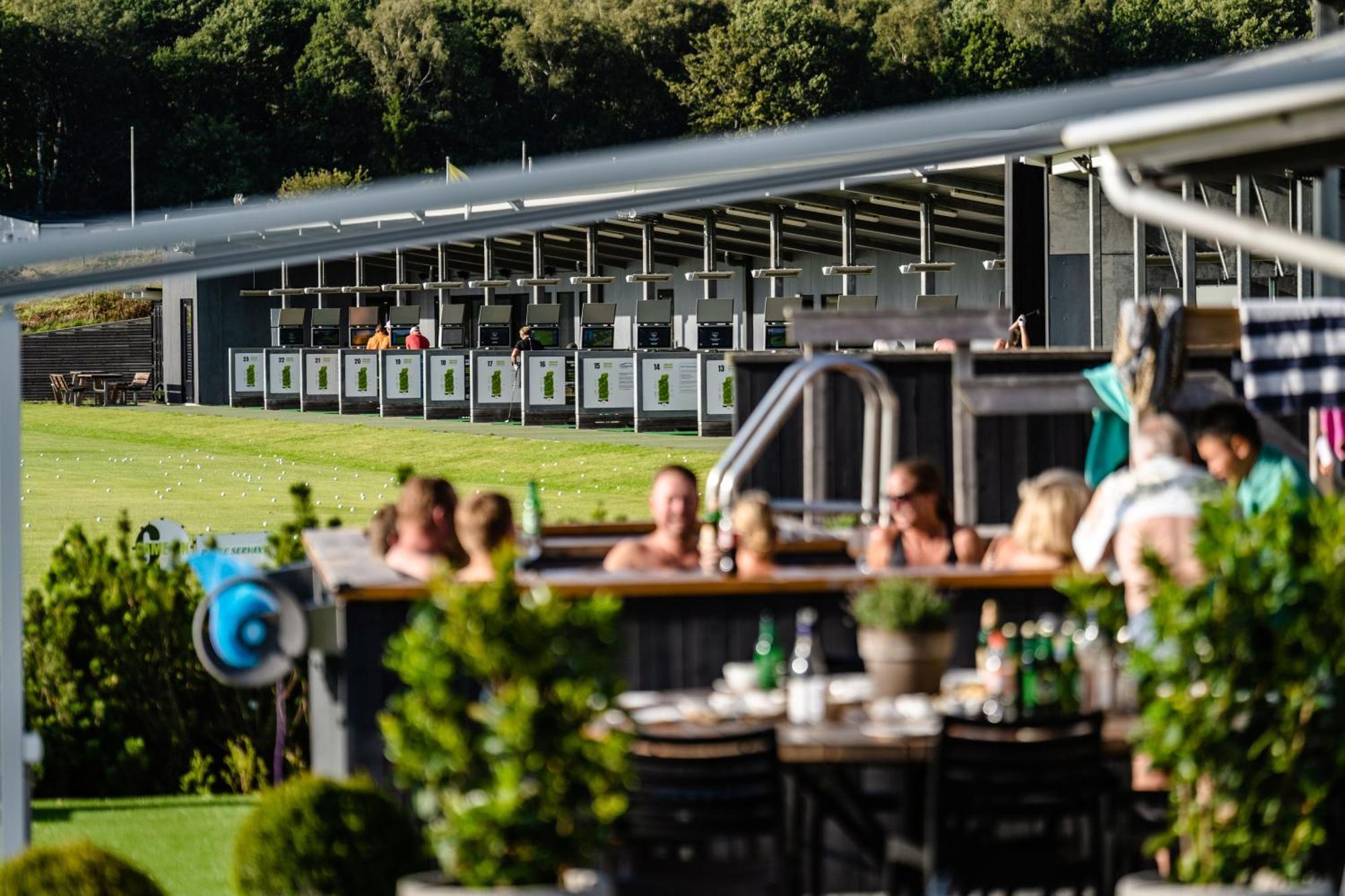 Halmstad Golfarena Stugor Exteriér fotografie
