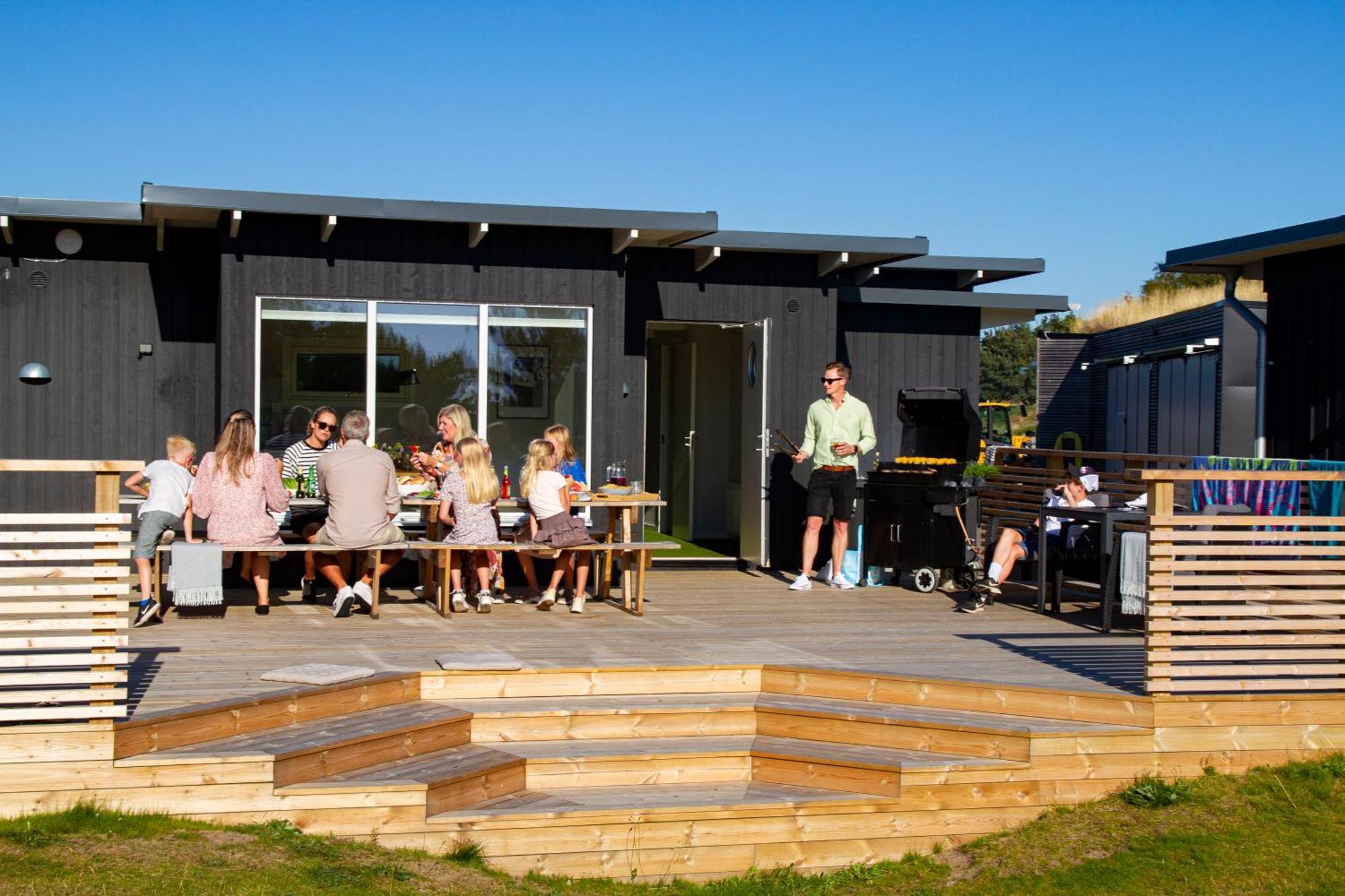Halmstad Golfarena Stugor Exteriér fotografie