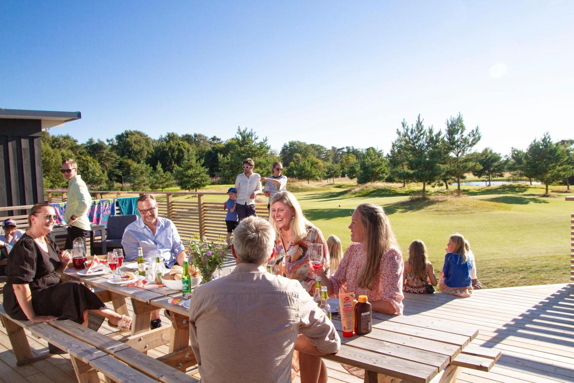 Halmstad Golfarena Stugor Exteriér fotografie