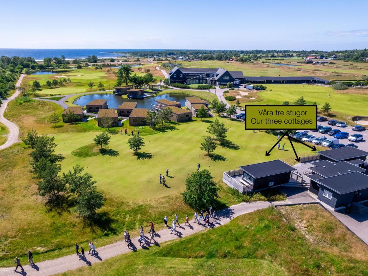 Halmstad Golfarena Stugor Exteriér fotografie