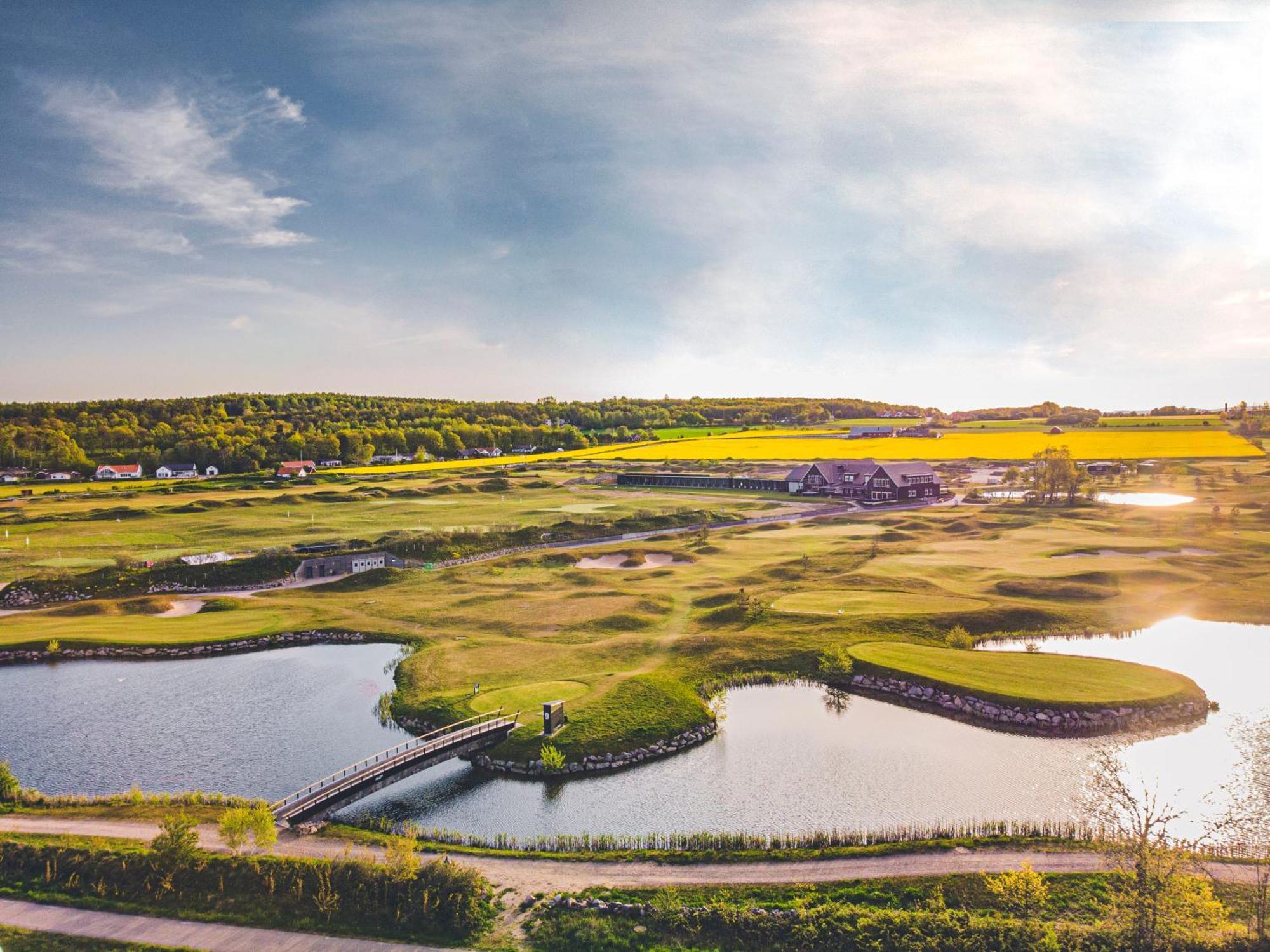 Halmstad Golfarena Stugor Exteriér fotografie