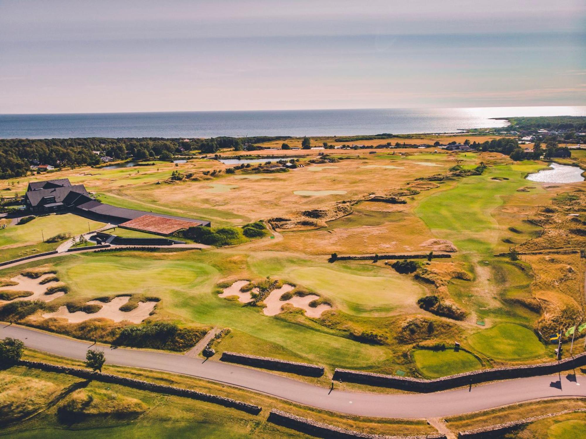 Halmstad Golfarena Stugor Exteriér fotografie