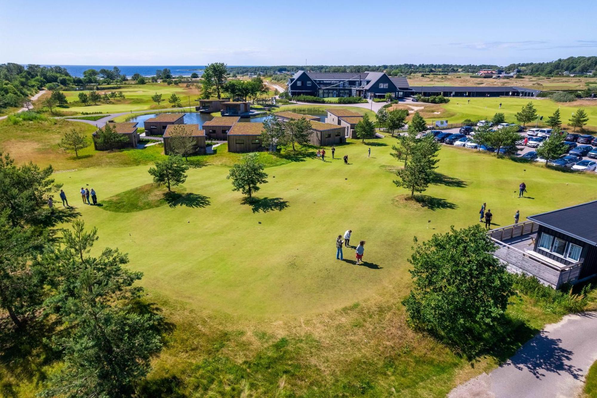 Halmstad Golfarena Stugor Exteriér fotografie