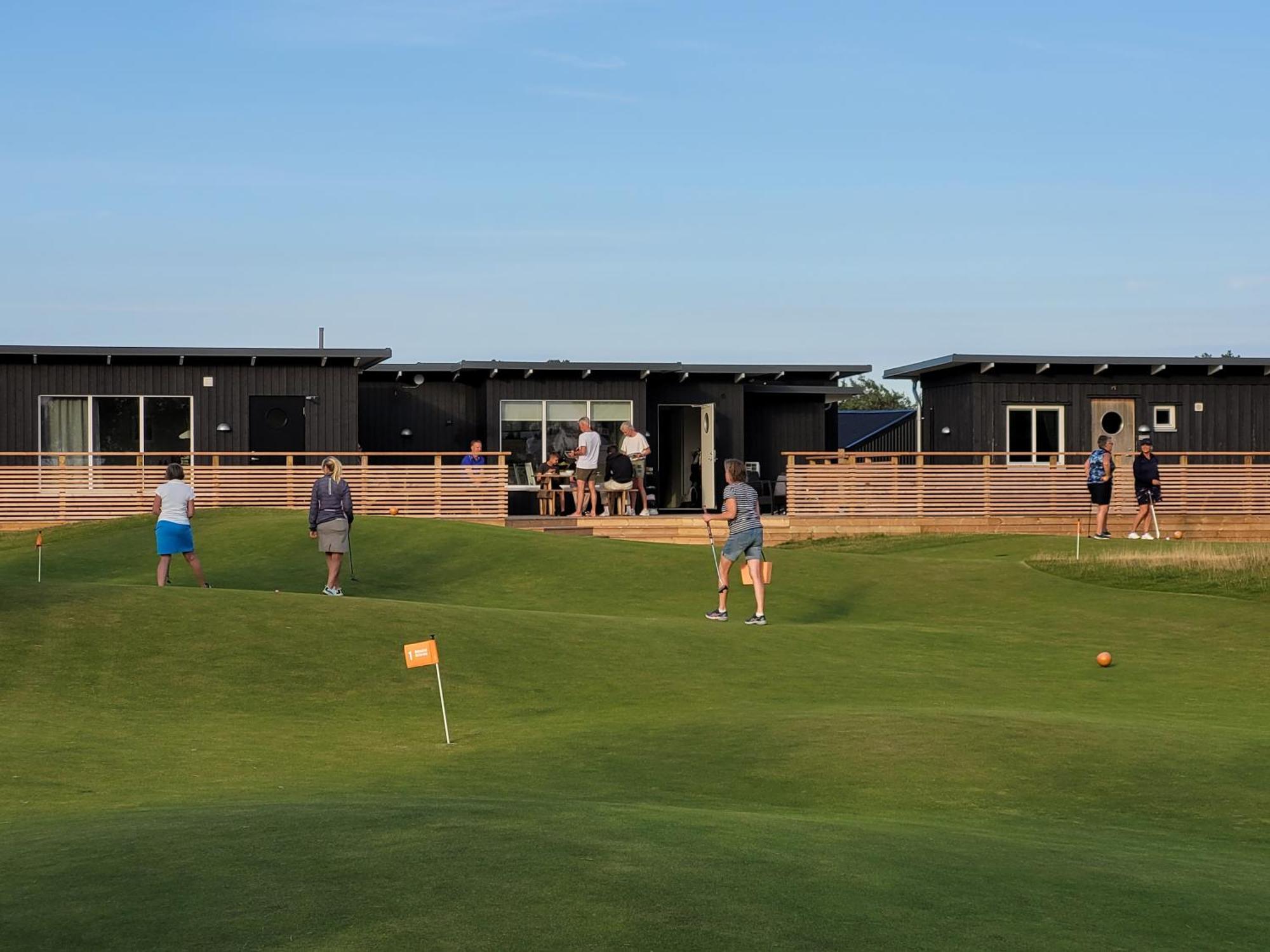 Halmstad Golfarena Stugor Exteriér fotografie
