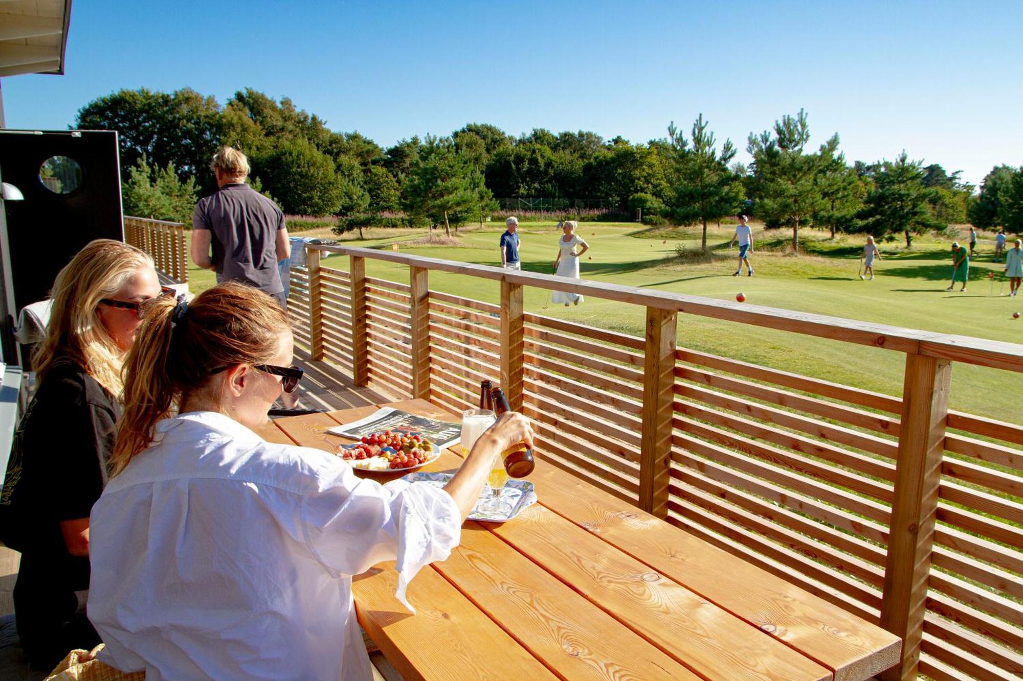 Halmstad Golfarena Stugor Exteriér fotografie